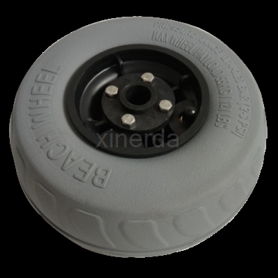 2pc 9"inch pneumatic tire PVCballon kayak trolley/trolley wheels beach for the beach trolley Y05012 PVC inflatable beach wheel
