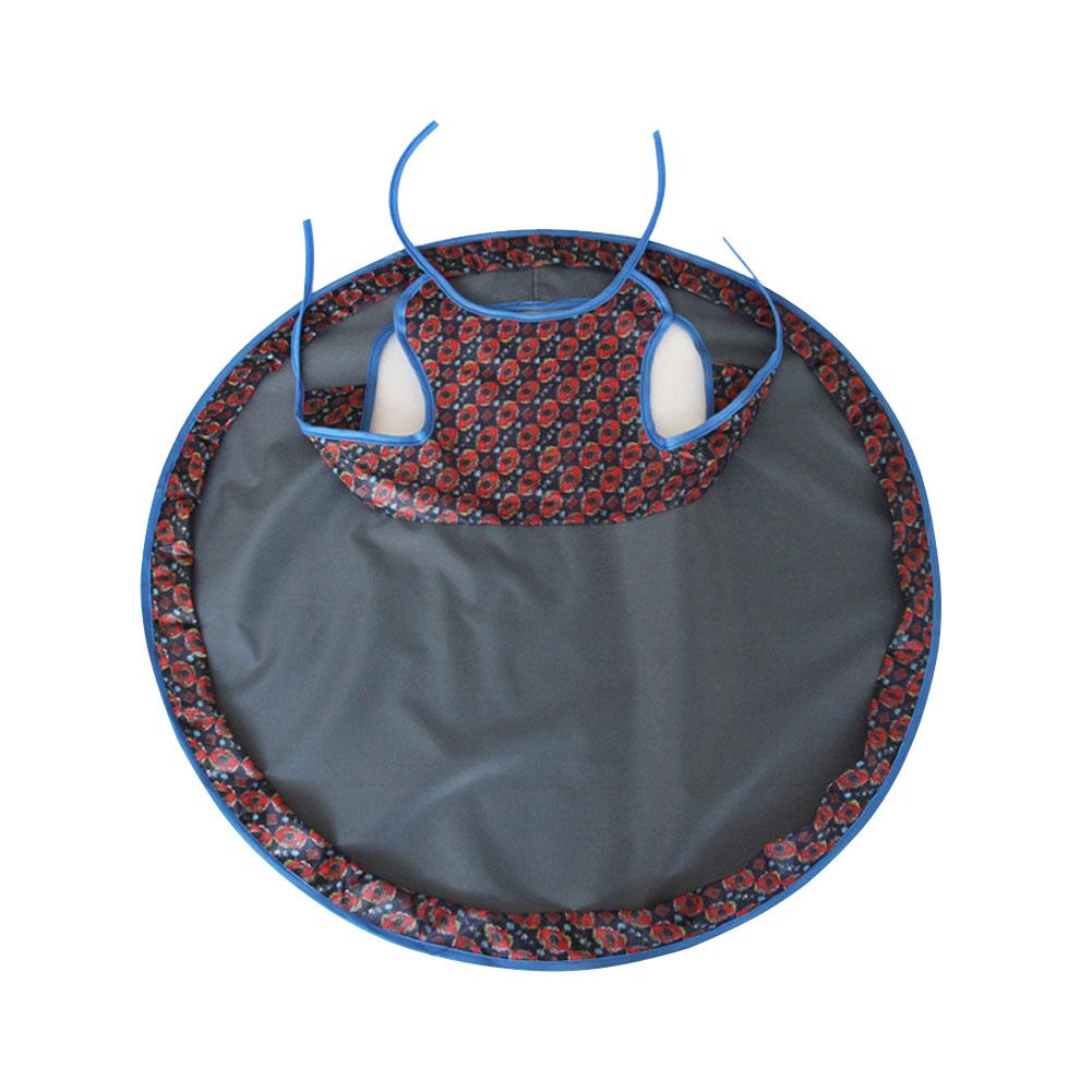 Alfombra de mesa para comer de bebé, cojín de silla de alimentación, almohadilla plegable redonda impermeable para bebés, almohadilla de mesa antisuciedad: 5