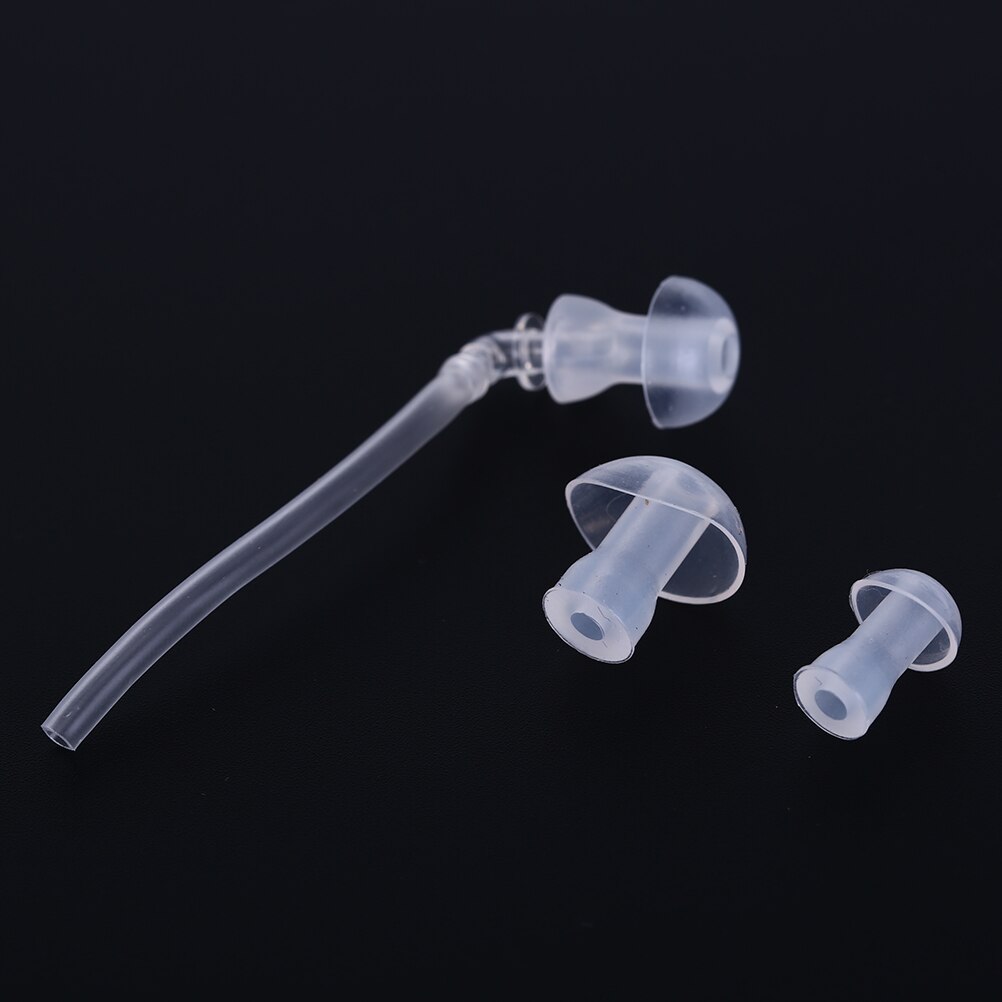 1Set Gehoorapparaat Oordopje Oordoppen Oordopjes Koepels Met Geluid Buis Buizen + Koepels (L M S) size Hoortoestellen Accessoires