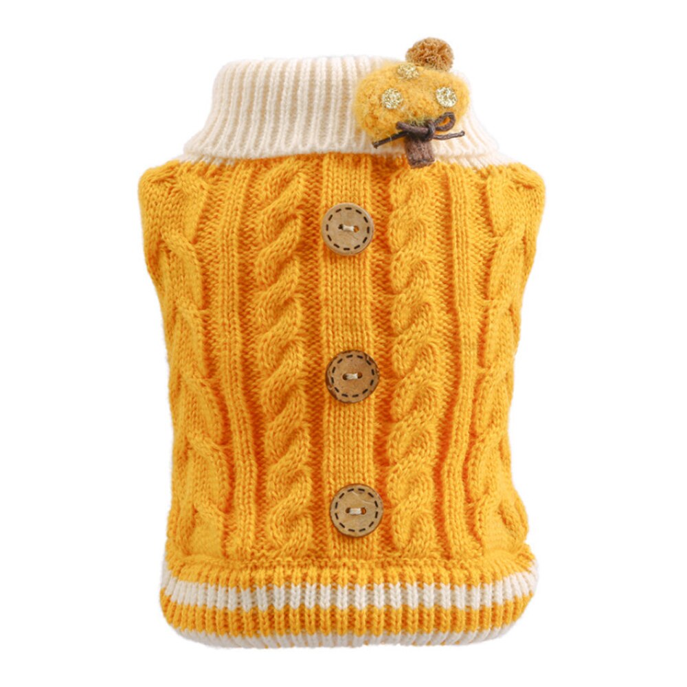 Roupas de cachorro para cães pequenos roupas de cachorro quente roupa de cachorro casaco de inverno roupas de cachorro macio para cães pequenos chihuahua: Yellow / XS