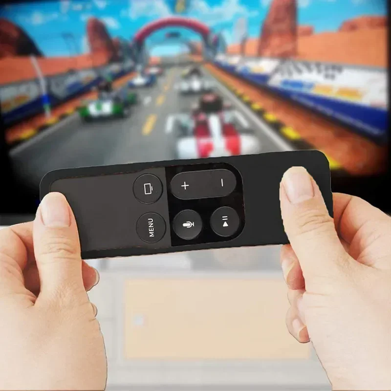 Colorful Silicone Protective Case Cover Anti-fall Skin for Apple TV 4 Remote Control Dust-proof Waterproof Protector Cover