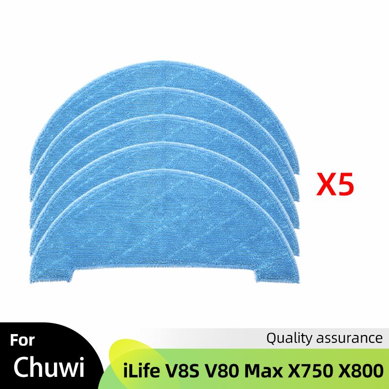 For iLife Chuwi V8 V8s Plus X750 X800 X785 V80 Max Side Brush Hepa Filter Mop Parts Accessories Robot Vacuum Cleaner Parts: plum