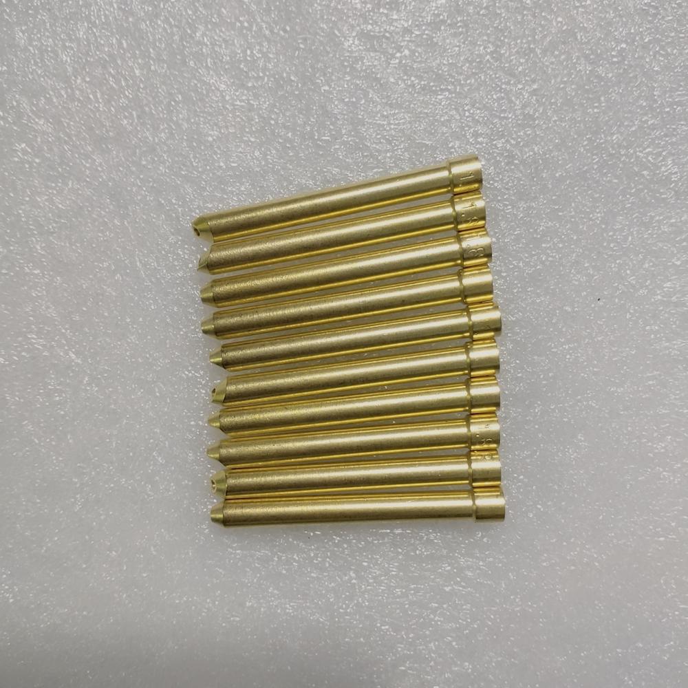 10PCS Wedge Tig Collet 50MM Length Argon Welding Consumable Tungsten Electrode Collet For WP17/18/26 Torch