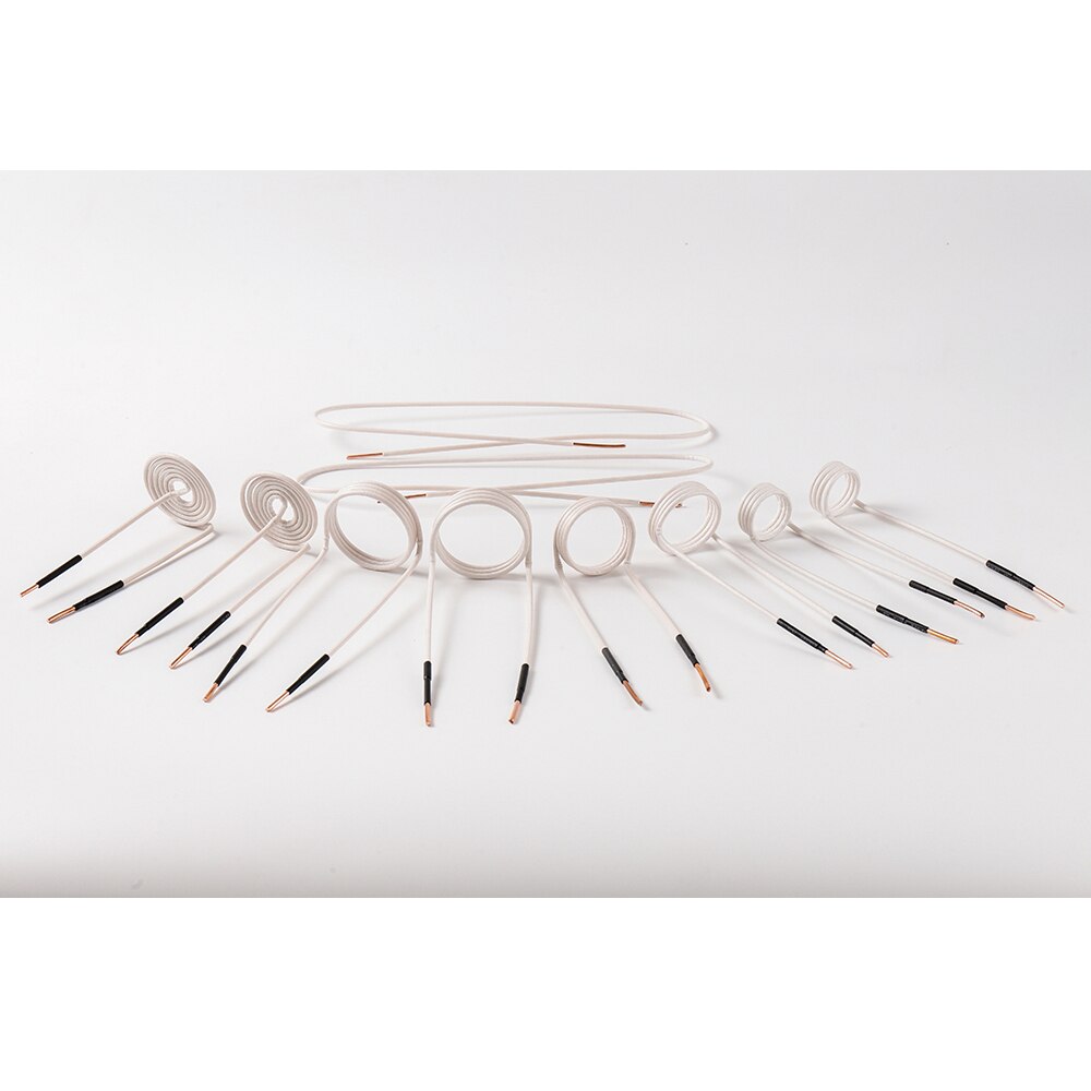 10Pcs Magnetic Heater DIY Induction Coils 30mm/40/50/750 Induction Coil Kits Flameless Heat Accessories