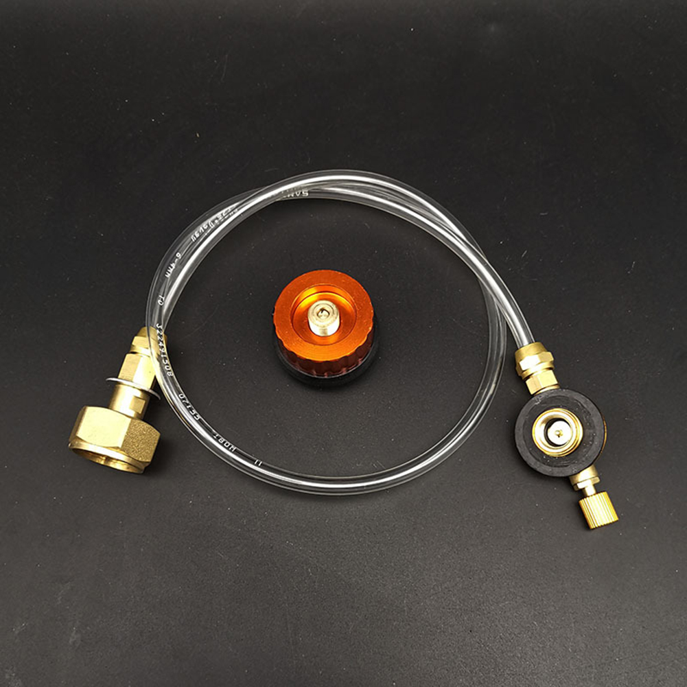 Outdoor Camping Gasfornuis Refill Adapter Tank Coupler Fles Adapter Propaan Refill Adapter Tank Koppeling Adapter Accessoires