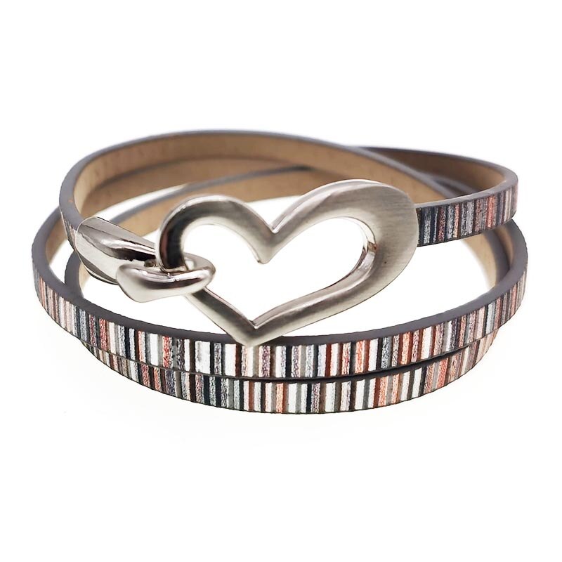 D&d læderarmbånd elsker simple krogearmbånd til kvinder charmearmbånd kvindelige smykker: 1