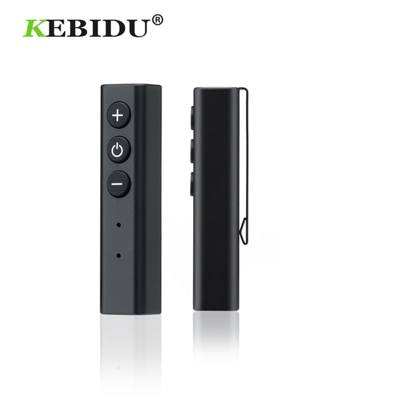 Kebidu Hoofdtelefoon Adapter Pen Clip Bluetooth 4.2 Ontvanger Voor Iphone Xiaomi Handsfree Draadloze Muziek Adapter Voor Bedrade Headsets