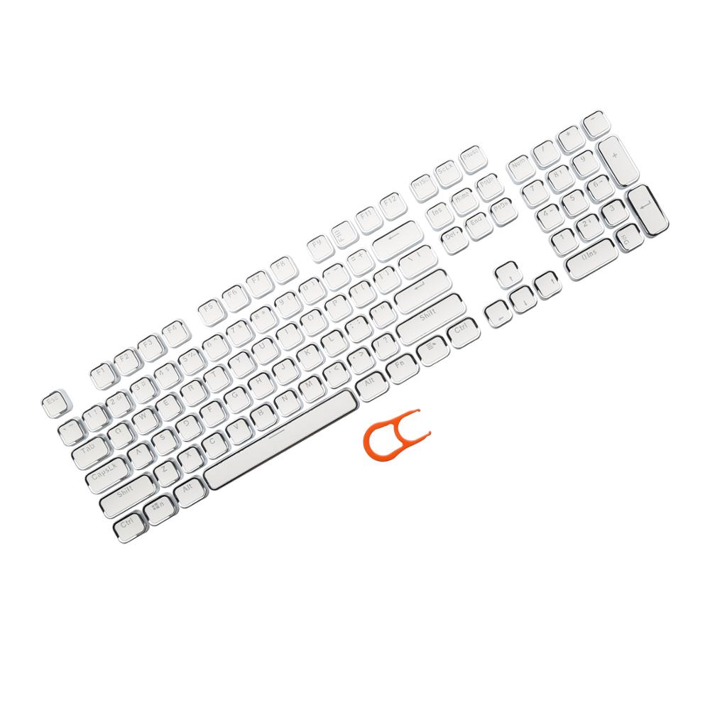 Low Profile Metalen Frame Keycaps Voor Cherry Mx Outemu Mechanische Toetsenbord Dubbele-Shot 104 Sleutels Pbt Key Cap