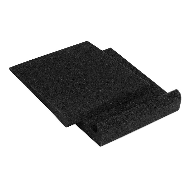 2 Set Monitor Isolation Pads for 4 Inches , High Density Dampening Acoustic Stands Foam Which Fits Most Bookshelf