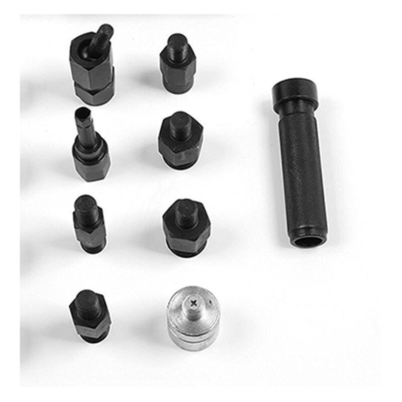 Automotive dieselmotor injektor common rail adapter slide hammer extractor removal puller tool set 14 pcs
