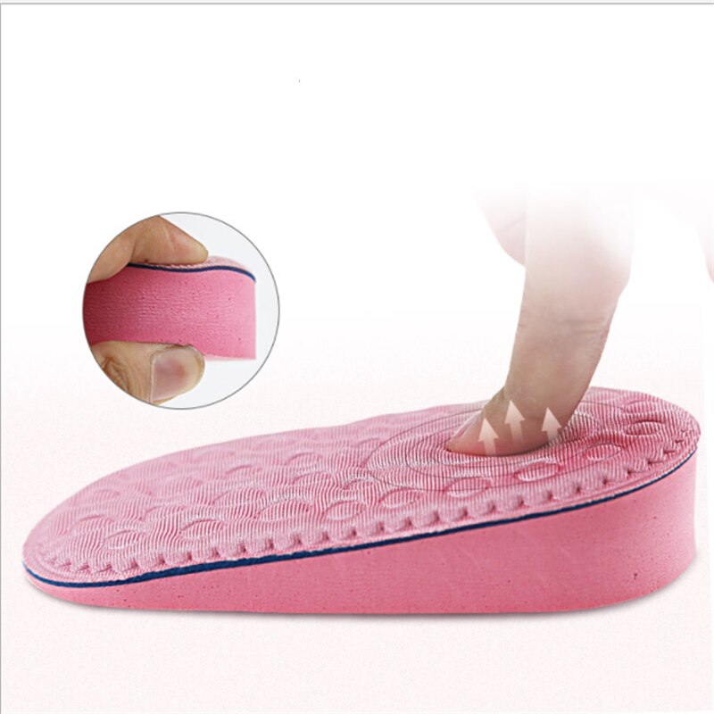 Women EVA Memory Foam Invisible Height Increased Insoles Shoes Inner Sole Shoe Insert Lift Heel Comfort Heightening Insoles
