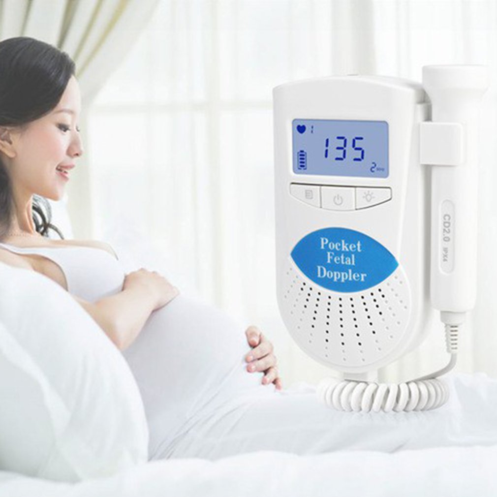 Pregnant Woman Household No Radiation Fetal Movement High Sensitivity Doppler Detection Safe Fetal Heart Apparatus