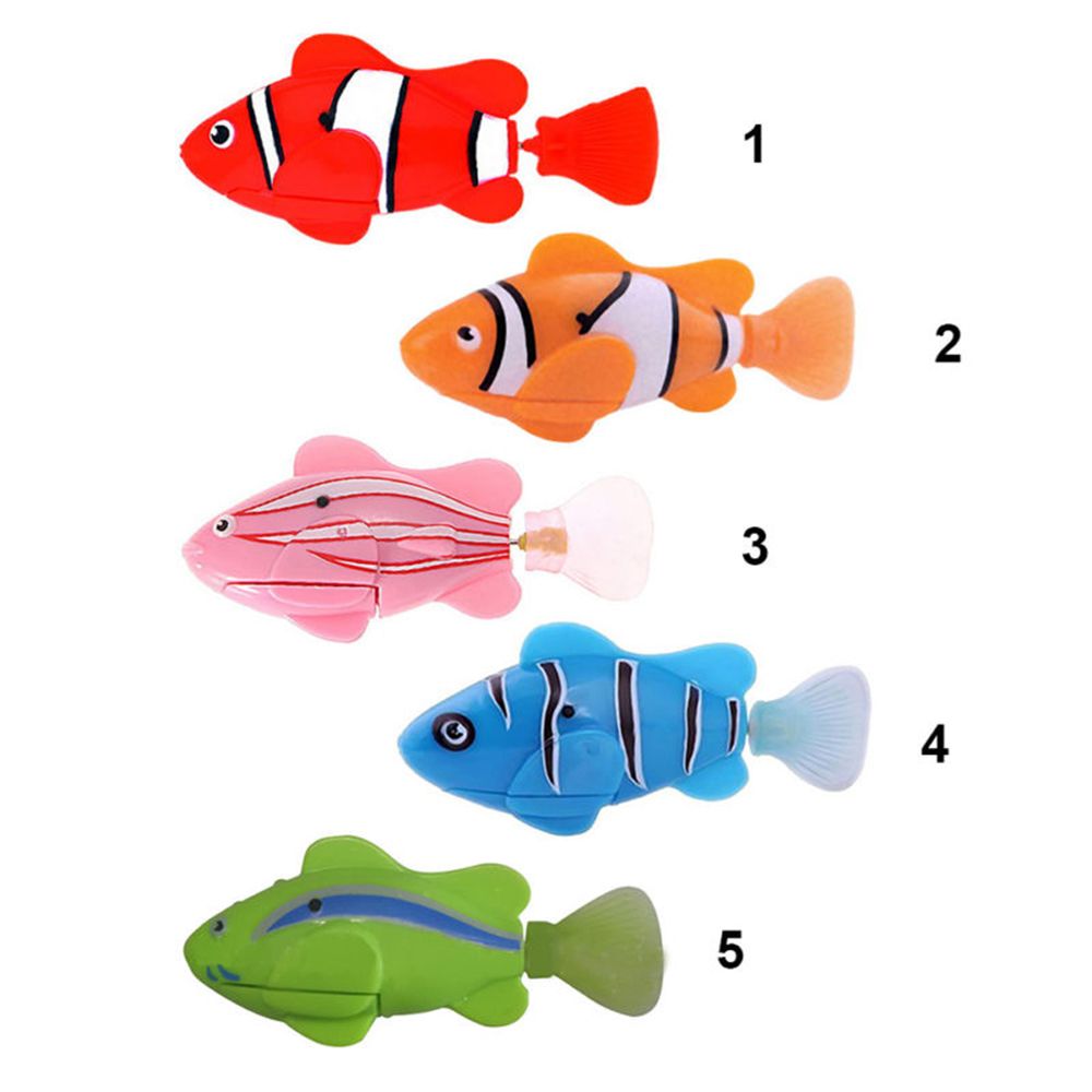 1 stücke kunststoff Aktiviert Spielzeug Roboter Haustier Schwimmen Schlecht Aquarium Ornament Dekor Unglaublich detaillierte nachahmung fische Heißer