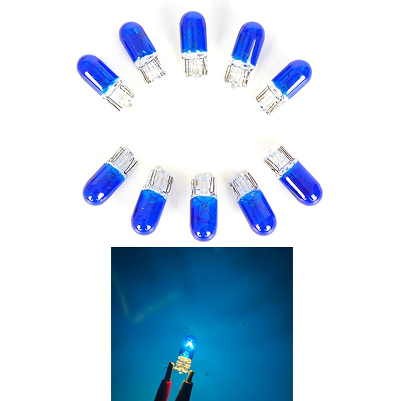 10 X Signal Lamp Glass T10 W5W 501 194 12V 5W/3W W2.1x9.5d Single Filament Car Bulb Auto Light: changeable