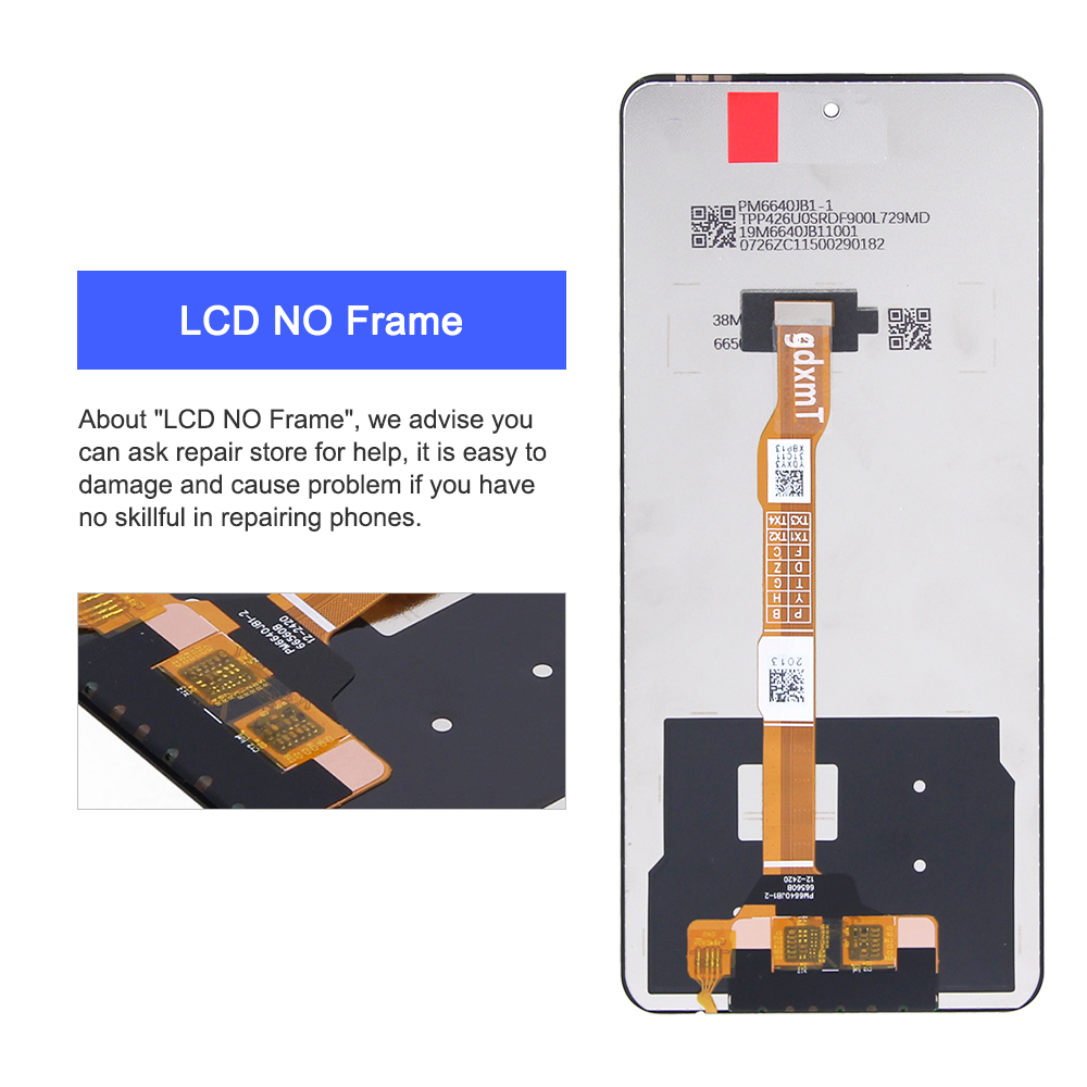 Y36 Display For Vivo Y36 4G V2247 LCD Display Touch Screen Assembly Replacement Parts For Vivo Y36 Display Screen