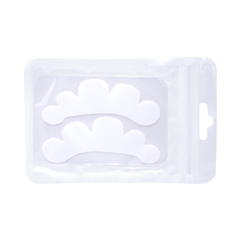 1 Paar Wimper Permanent Siliconen Oogkussens Wimper Permanent Optillen Anti-Rimpel Oogmasker Wimperverlenging Onder Oogvlekken Make-Up Tool: WHITE