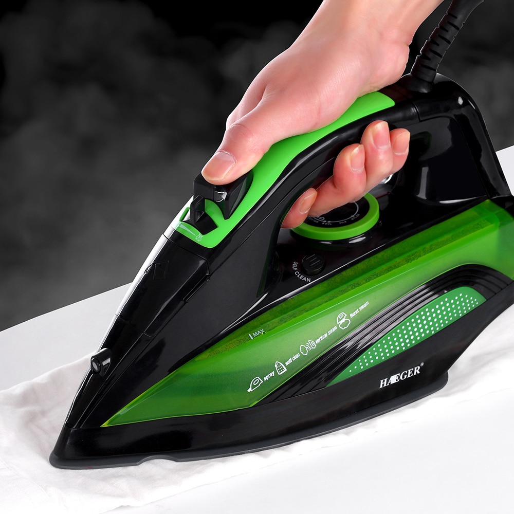 2200W Electric Iron Clothes Teflon Steam Iron Handheld Flatiron Home Garment Ironing Machine