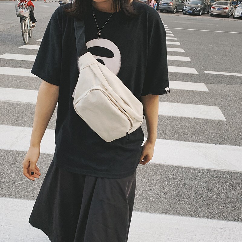 Excelsior saco da cintura das mulheres 2020 novo designer de lona fanny pacote moda viagem dinheiro telefone peito saco de banana feminino bum cinto sacos