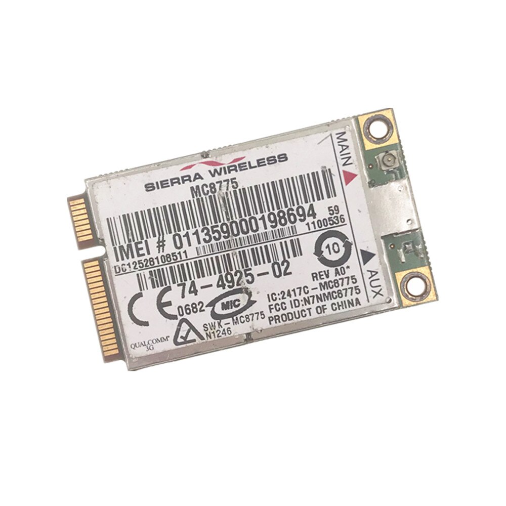 For Unlocked MC8775 WWAN Card MINI PCI-E EDGE HSPDA version 7.2m 1800 1900 WCDMA HSDPA for dell asus acer