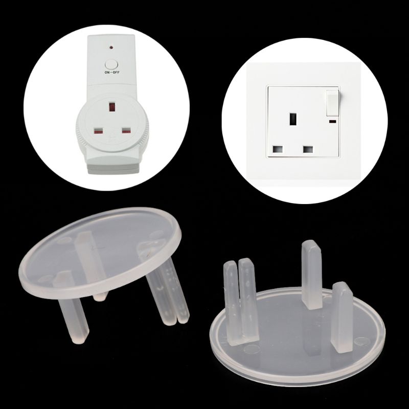 10 Pcs Uk Stopcontact Cover Stekkers Baby Elektrische Sockets Outlet Plug Kids Elektrische Veiligheid Protector Sockets Bescherming