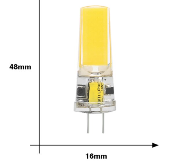 Bombilla LED G4 CA, CC, regulable, 12V, 3W, 5W, iluminación LED SMD, reemplazo de lámpara halógena, 1 ud.: 2508-5W / cold white