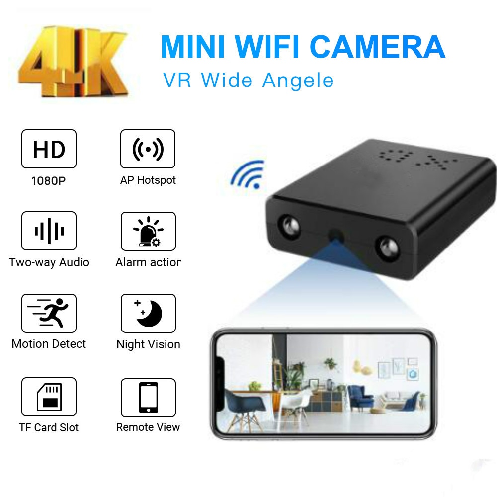 Mini Wifi Camera Full Hd 4K Mini Camcorder Nachtzicht Micro Camera Bewegingsdetectie Dv Video Voice Recorder Ip Dv Camera motion