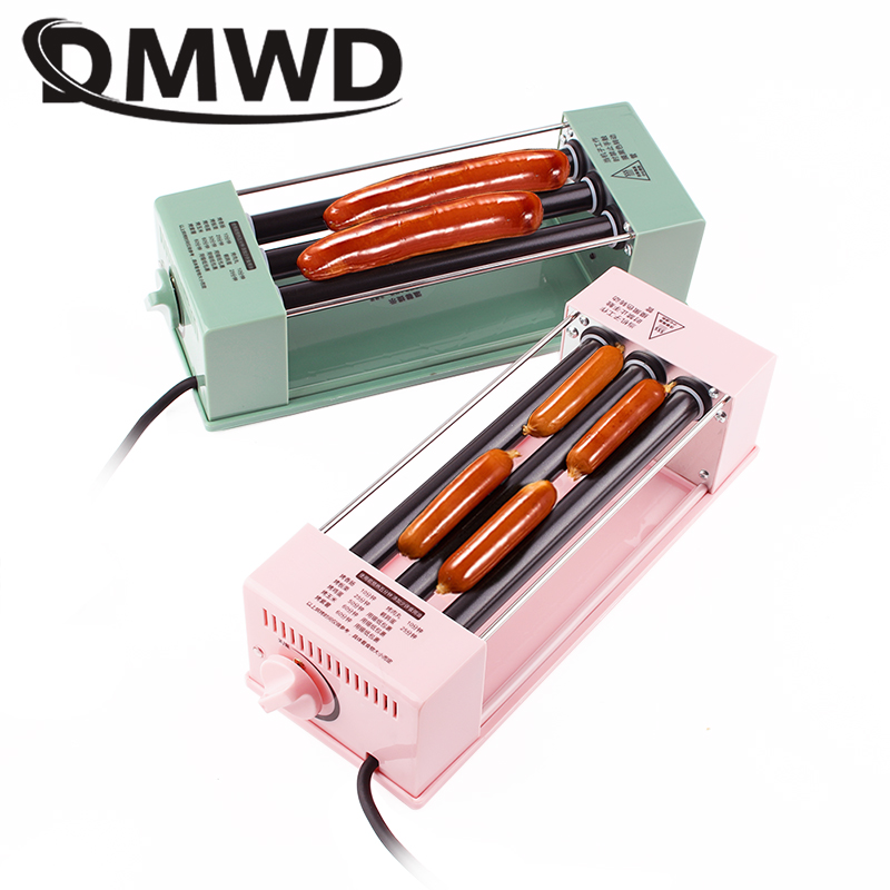 Electric Sausage Machine Multifunction American Dog Kebab Roller Teppanyaki Barbecue Grill Steak DIY Hamburger Baking Oven