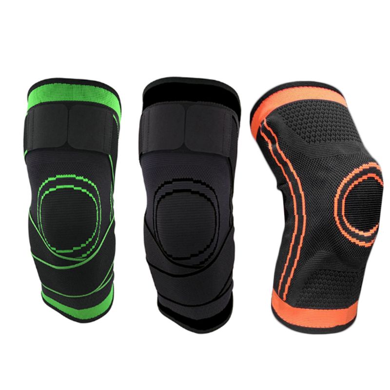 WorthWhile 1PC Sport Pressurized Kneepad Elastic Knee Pads Support Sleeve Basketball Volleyball Brace Training Fitness Protector