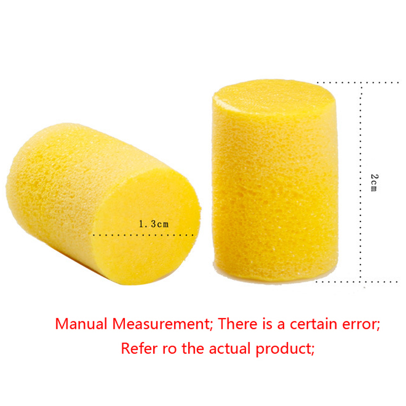 20 Pairs 3M 312-1201 Oordopjes Slaap Leren PVC Gehoorbescherming Gehoorbescherming Trage Rebound Ruisonderdrukking Geluidsisolatie