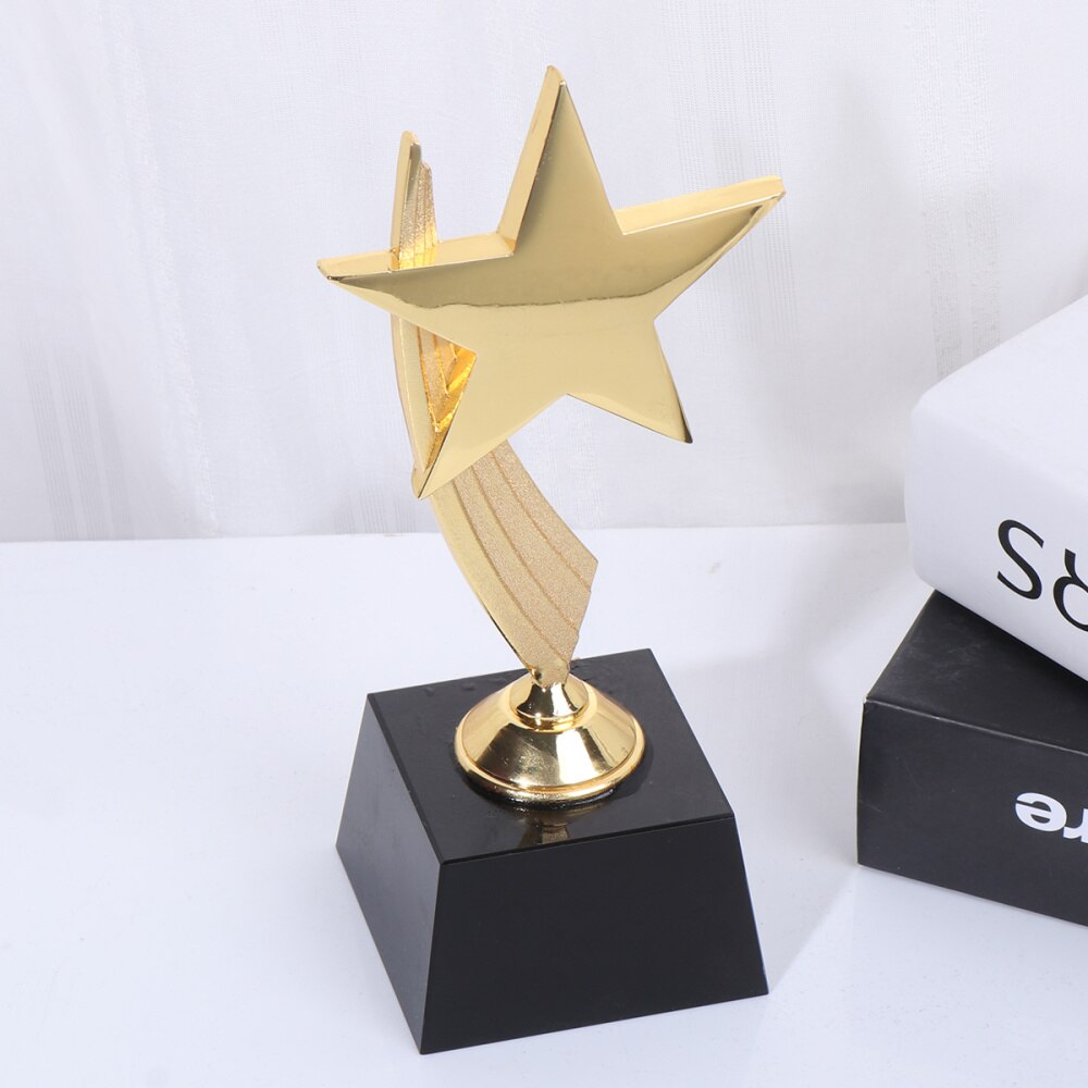 Trophée étoile en résine Durable, 1 pièce, à la , doré, décoration, de fête, pour le sport