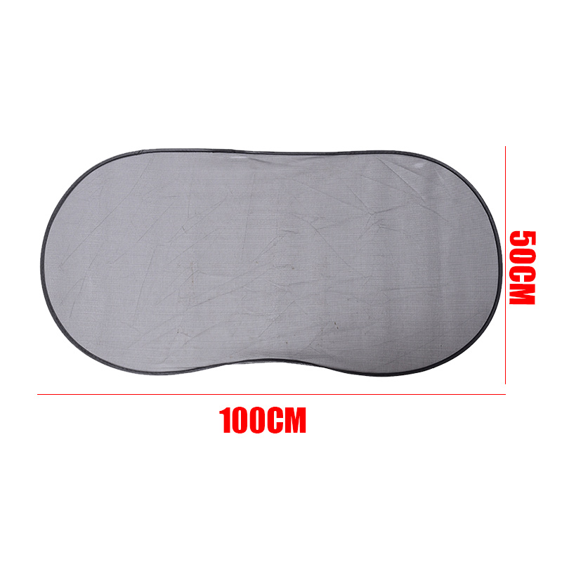 1pc 100 x 50cm bil bagrude mesh solafskærmning solafskærmning dæksel visir uv beskyttelse til bil udvendig solbeskyttelsesfolie
