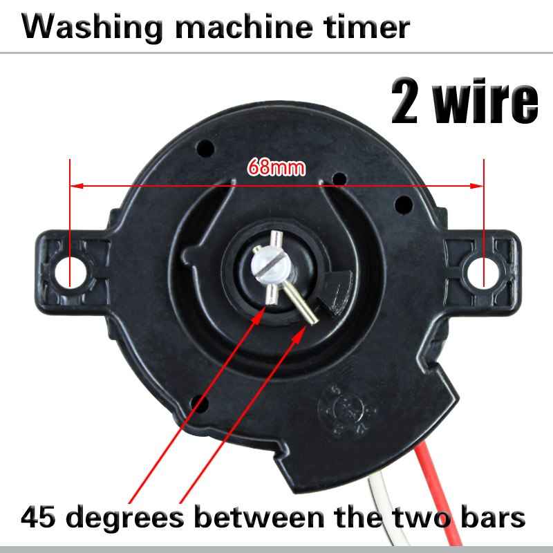 Washing machine Spin timer 2 lines 45 degrees spin timer 5 minutes washing machine accessories