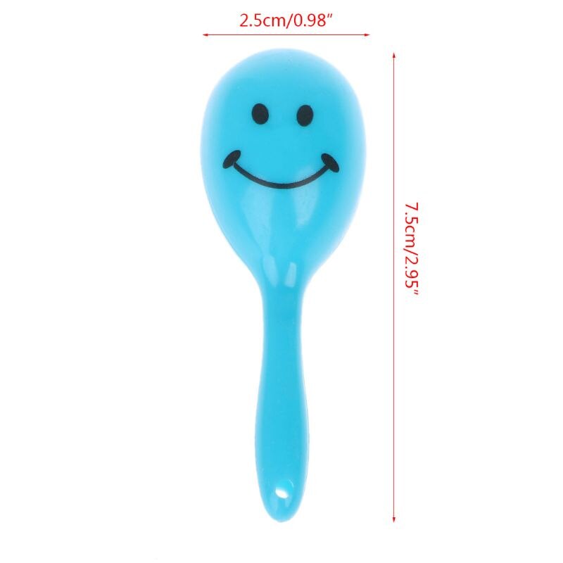 24 pièces 3 "visage souriant néon Maracas Fiesta fête fournitures fête faveurs bruiteur mexicain fête décorations