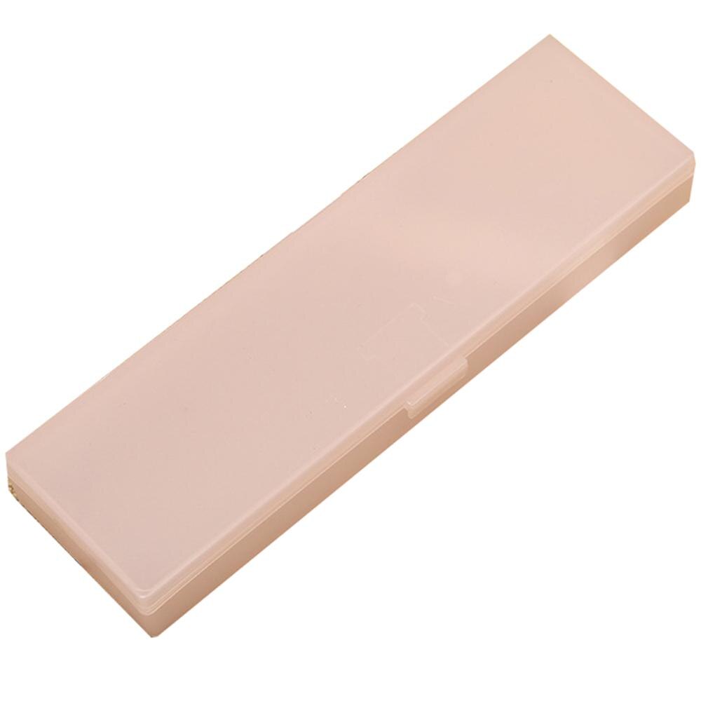 Etui Transparant Frosted Niet-giftig Pp Plastic Pen Box School Briefpapier Multifunctionele Eenvoudige Stijl: Pink M