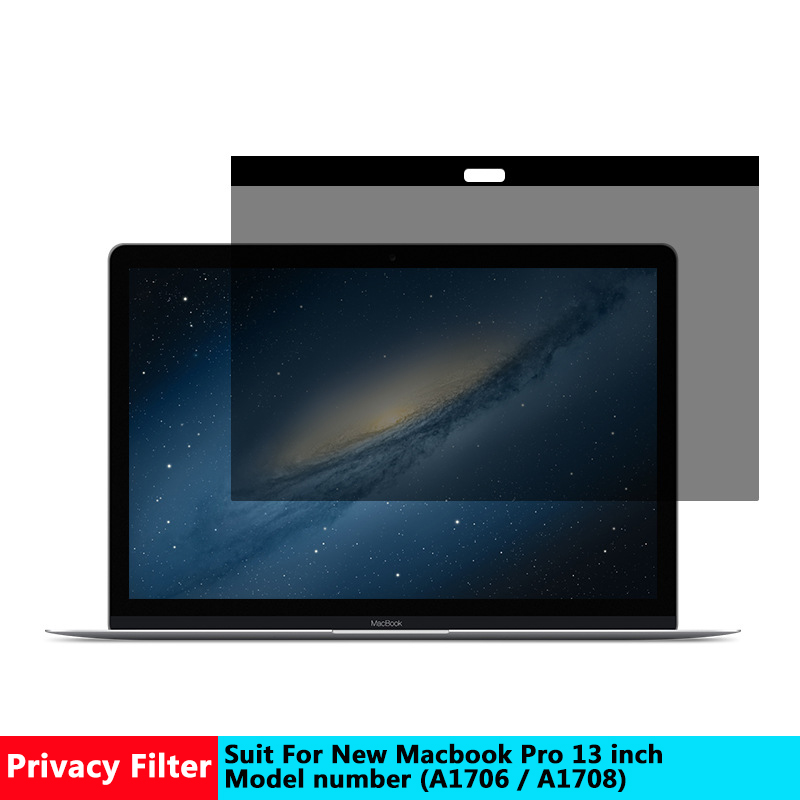 AIBOULLY Magnetische Privacy filter Schermen beschermfolie voor Macbook pro 13 inch Voor Apple laptop model nummer Een 1706/A1708