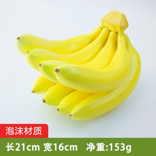 Festliche Partei Liefert Künstliche Dekorationen Obst Kunststoff Simulation Banana Modell Dekoration Requisiten: Licht Grün