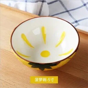 Frutero de cerámica con forma de sandía para comedor, mesa de salón, decoración creativa, 5 pulgadas, naranja, , E11131: 7