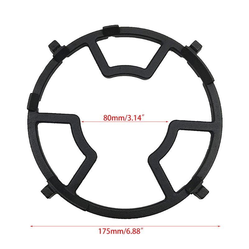 Gietijzeren Wok Pan Ondersteuning Rack Stand Voor Brander Gasfornuis Kookplaten Fornuis Thuis Kitch 667A