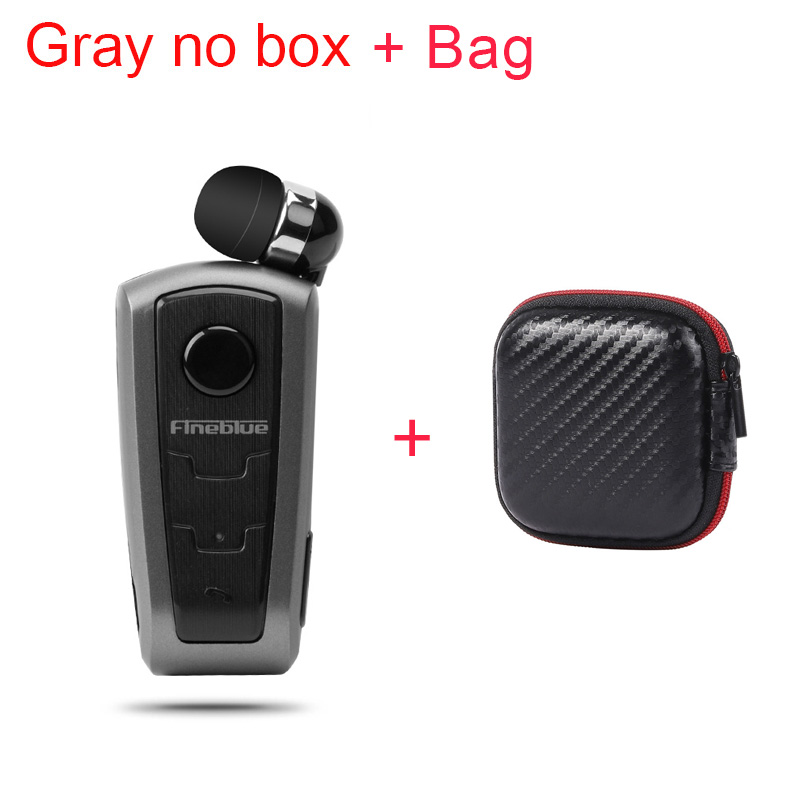 Fineblue  f910 trådlösa hörlurar för företag, hörlurar, samtal, påminner om sport, löpning, hörlurar med klipp, bluetooth  v5.1 -headset: Guld-