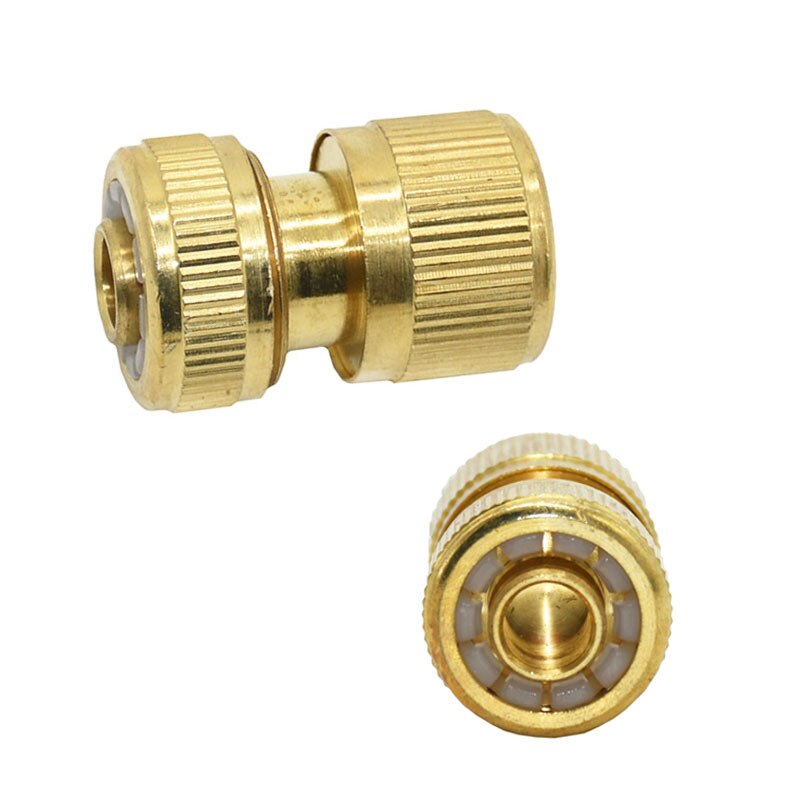 16mm hose brass hose connector 1/2" waterstop Connector copper irrigation hose connectors for water 6pcs
