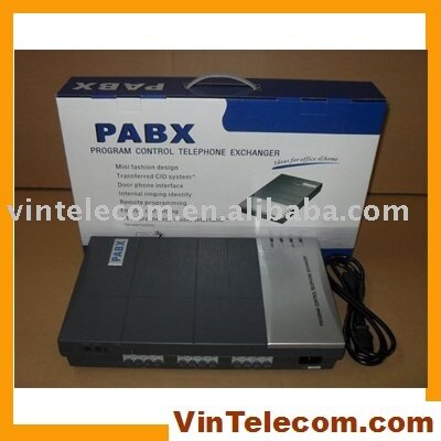 China PBX factory -VinTelecom CS208 MINI PBX / SOHO PBX / Small PABX for small business solution