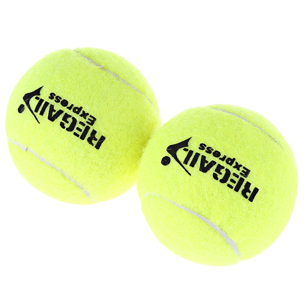 REGAIL 12 stks/set Hoge Elasticiteit Tennis Training Ball Sport Training Rubber Wollen Tennisballen voor tennis sport praktijk
