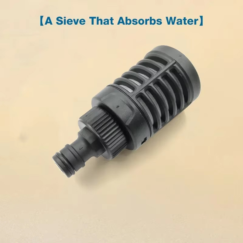 Hogedrukreiniger Wasstraat Accessoires voor Yili Waterinlaatslang Inlaatmoer Snelkoppelingen Waterzeef Vervanging: Donkergrijs