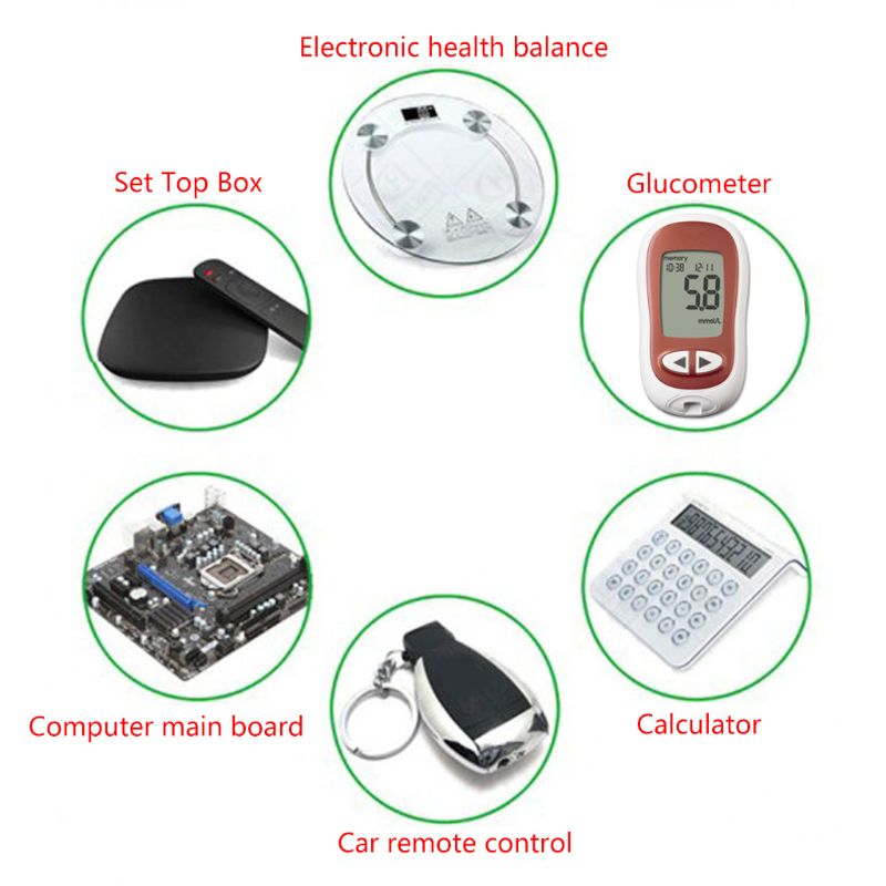 LIR2025 Rechargeable Battery 3.6V Remote Car Key Shell Cover Button Battery Q39F