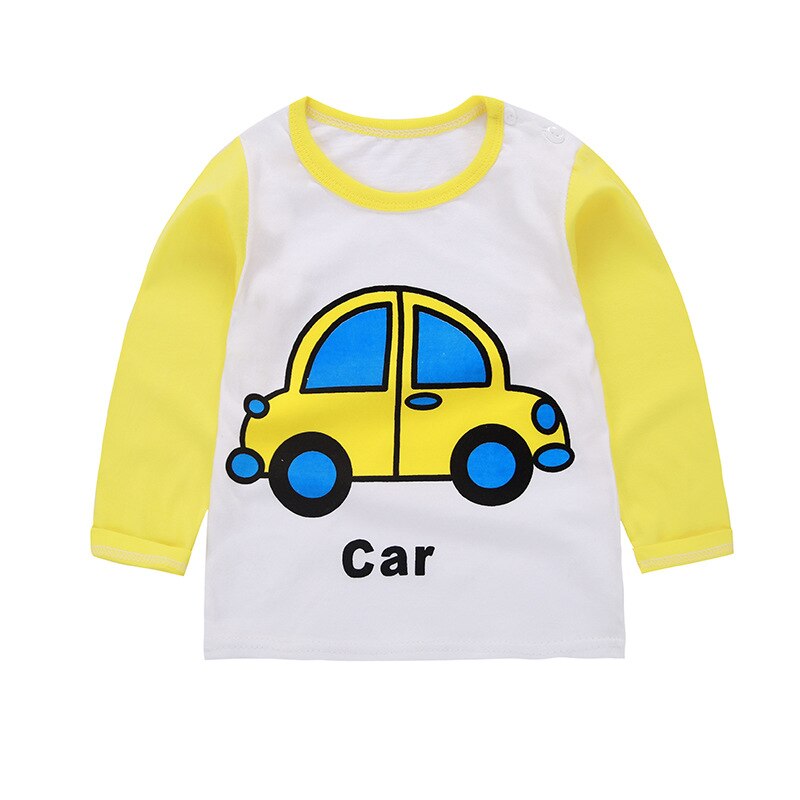 baby jongen kleding t-shirt lange mouw kidsT-shirt 100% katoen kinderen cartoon vogel kleding meisjes tops