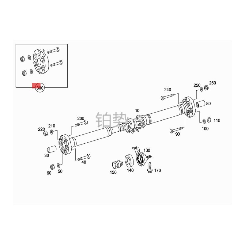 Car Propeller shaft universal joint TS flexible coupling disc 2007-mer ced esb enzML 250 ML 300 W166 W204 propeller shaft cake