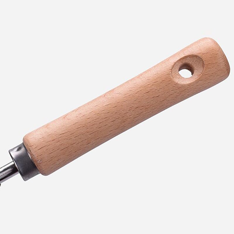 Cabezal de Metal para jardín, deshierbe Manual con mango de madera, elimina pala para malas hierbas, utensilios de corte para patio, 1 ud.