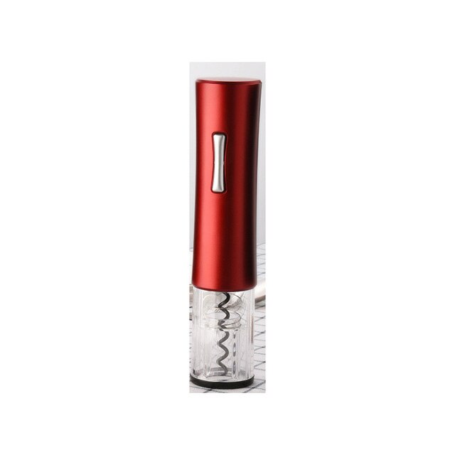 Abridor automático de garrafas de vinho elétrico, cortador de folhas elétrico portátil para uso doméstico, acessórios de cozinha, utensílios: Red B