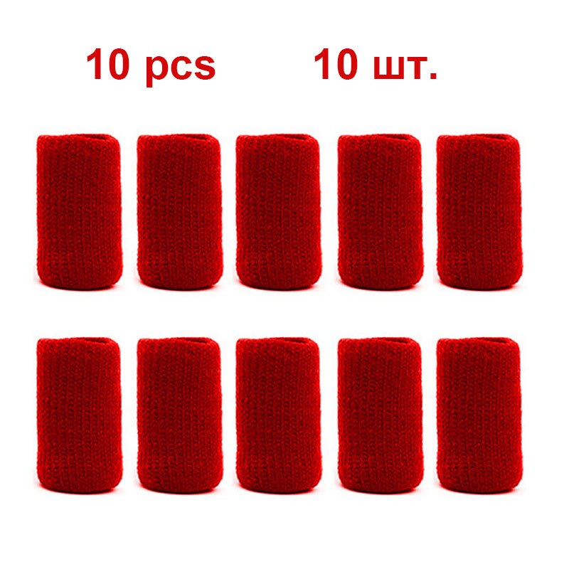 COYOCO Brand Finger Guard Volleyball Protect 10 Pcs Elastic Basketball Soccer Volleyball Finger Sports Protection Tools Blue: Red