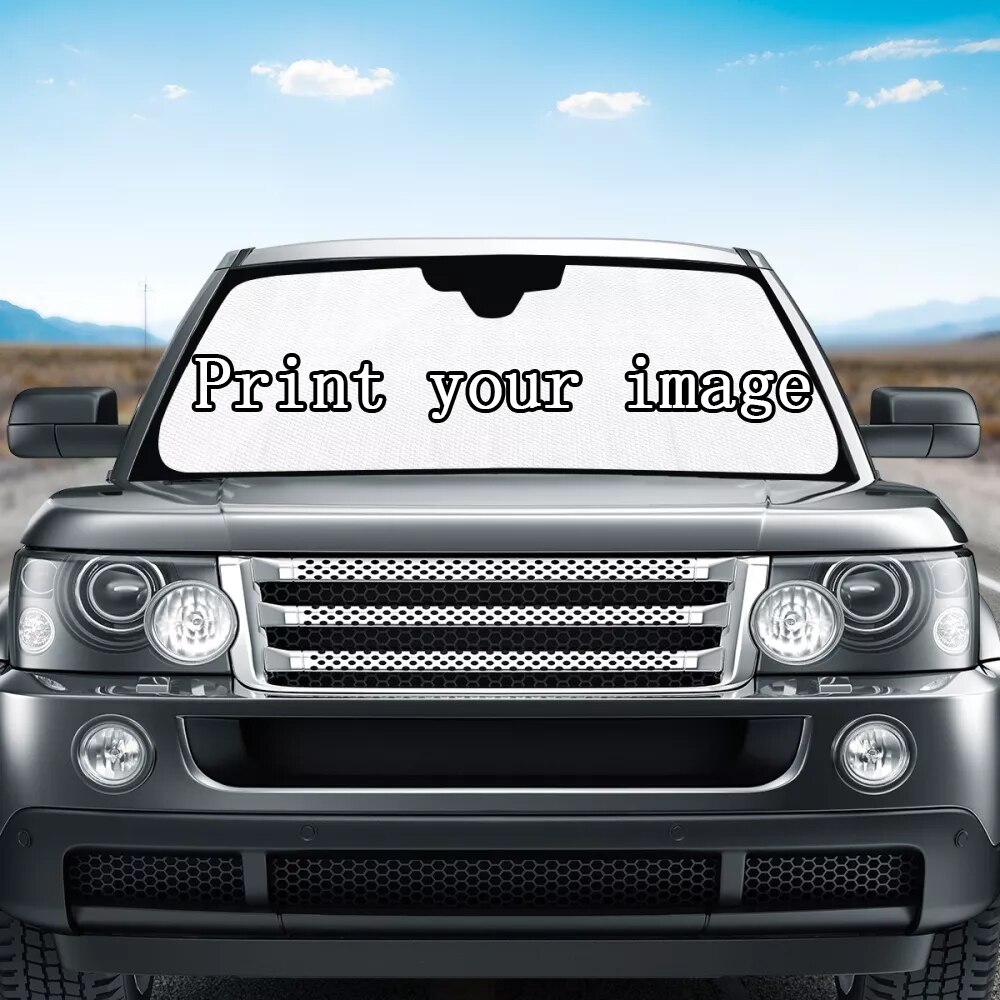 1Pcs Windshield Sun Shade for Car Decoration Funny Dog Print Window Foldable Auto Sunshade Front Window Sun Shield Sun Visors: Custom-HC